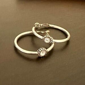 Brighton silver hoops